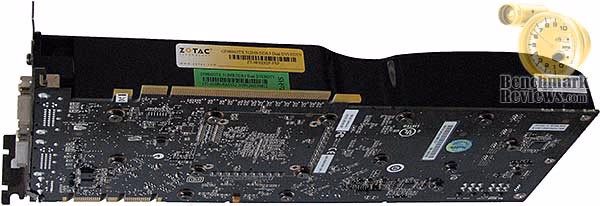 ZOTAC GeForce 9800 GTX Bottom Tilt
