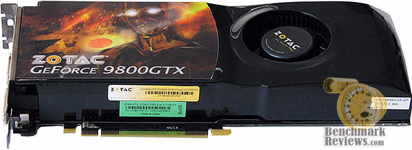 ZOTAC GeForce 9800 GTX Card Slot