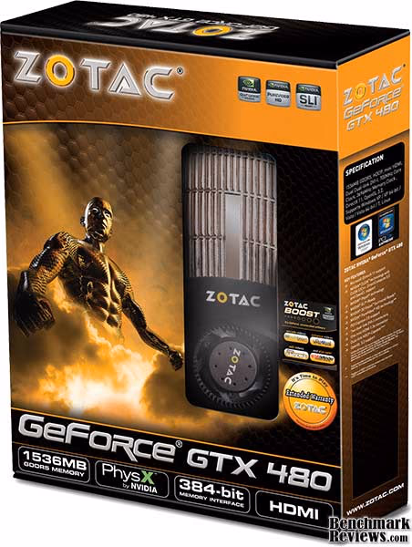 Zotac GeForce GTX 480 Retail, box