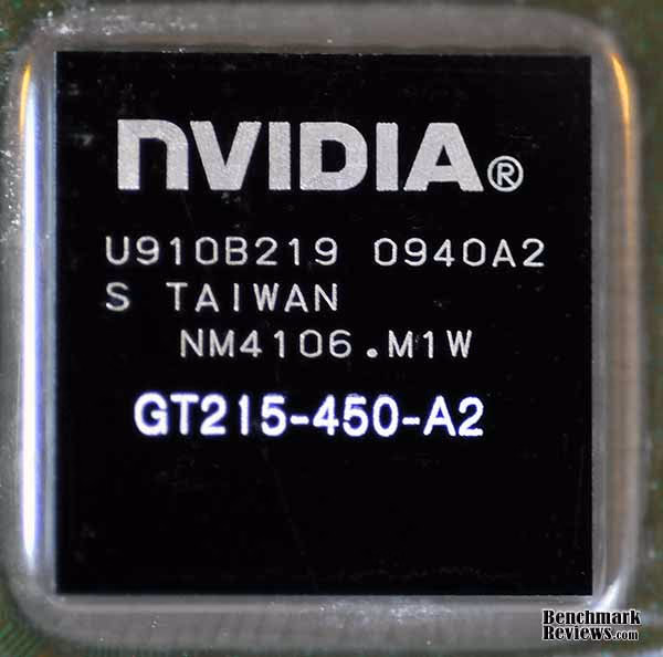 Asus ENGT250 GDDR5 gpu closeup