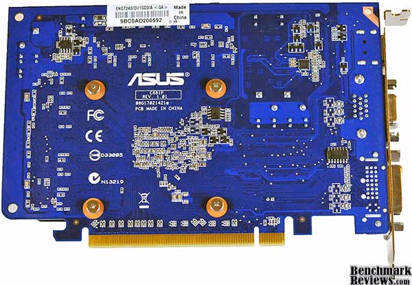 ASUS engt240 gddr3, back view