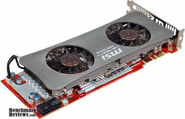 MSI N275GTX, top view
