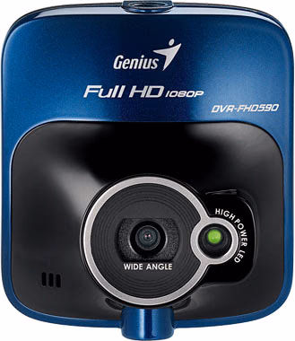 Genius DVR FHD590 Vehicle Recorder Camera, front view