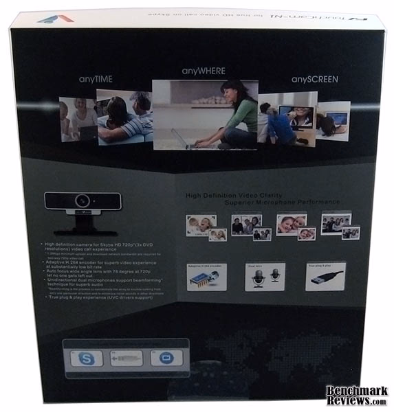 FaceVsion TouchCam N1 Box, back view