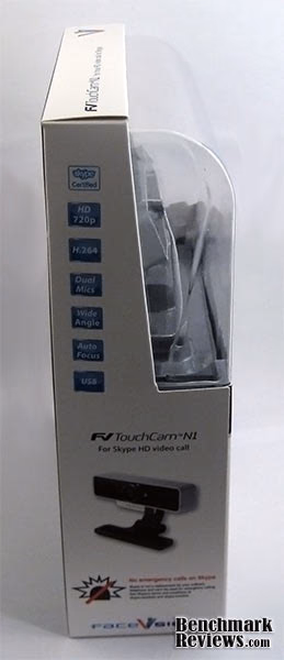 FaceVsion TouchCam N1 Box Side View